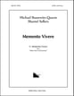 Memento Vivere SATB choral sheet music cover